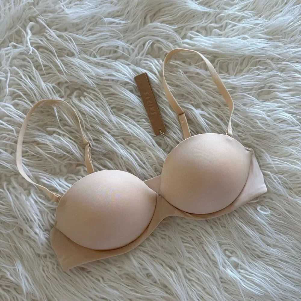 Skims Ultimate Push Up Strapless Bra Sand Size 34B - Picture 3 of 5